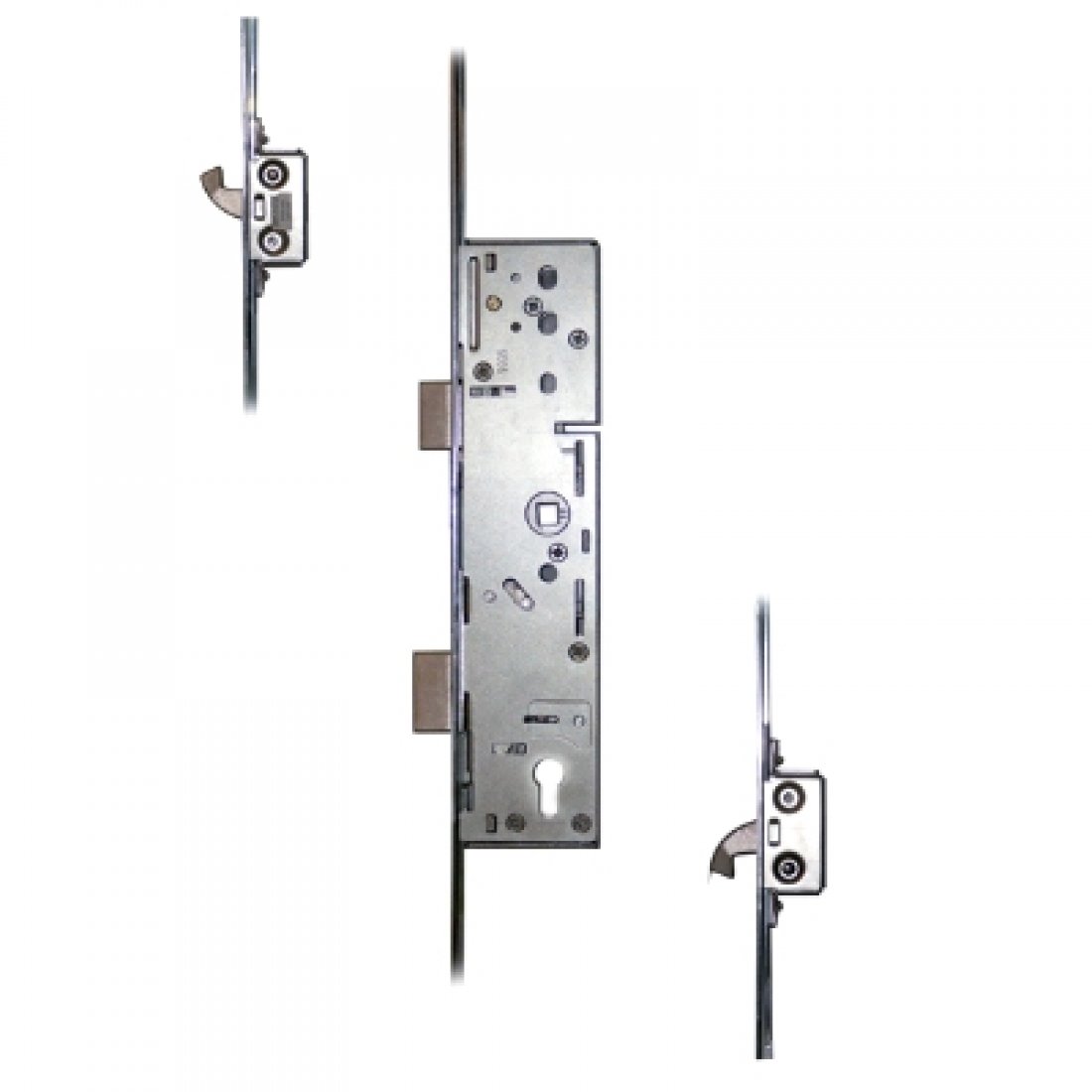 Era Split Spindle Multipoint Lock 20mm Faceplate 2 Large Hooks